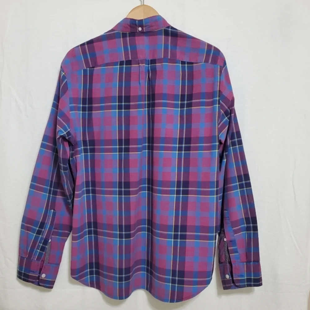 J. Crew Tartan Plaid Longsleeve Button Down Shirt Cotton Men's Large